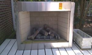 outdoor vent free fireplace logs